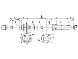 Shaft lines LP type (made on require)