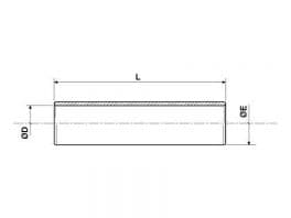 Wear-bushes (hight-tensile brass) for propeller shaft